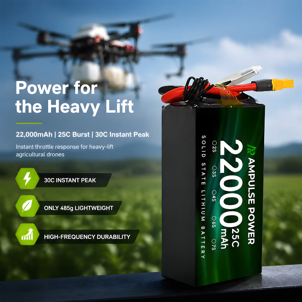1187187 Lipo Battery 22000mAh 3.7V 15C 25C High Capacity Agriculture Spraying Drone UAV Professional Rechargeable Power Pack