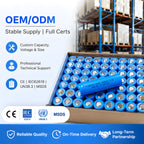 18650 Sodium Ion Battery 1500mAh 3.0V Grade A Cell 3000 Cycles 3C High Discharge Rechargeable Lithium Alternative