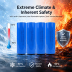 Stable 18Ah Sodium Ion Battery Cell Wide Temperature Minus 40 To 60 Celsius Operation Inherent Safety Non Flammable