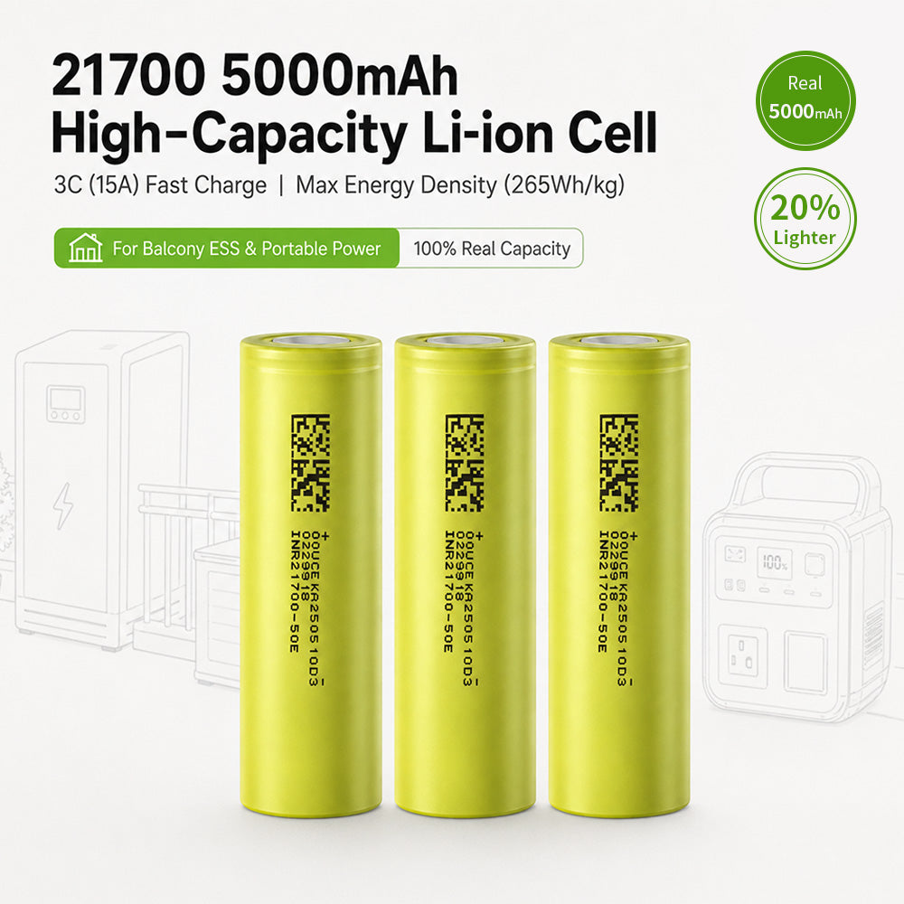 21700 5000mAhHigh-Capacity Li-ion Cell