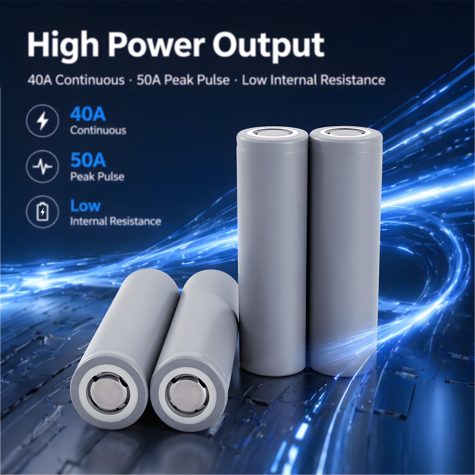 High-Rate Tianyi 21700 4000mAh 10C Li-ion Battery Cell | Custom Logo OEM for Power Tools（100piece/box）