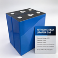 HiTHIUM 314Ah 3.2V Grade A LiFePO4 Prismatic Cell for Solar & Off-Grid Energy Storage（4pieces/box）