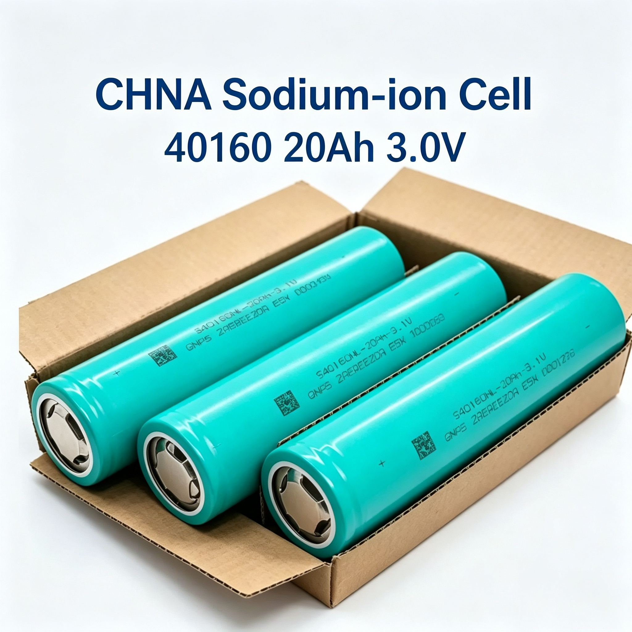Grade A  QNAS40160 Sodium-ion Battery 3.0V 15Ah 17.5Ah 20Ah High Rate Low Temperature Resistant SIB Cell with 5C Certification(28 pieces/box))
