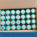 Grade A  QNAS40160 Sodium-ion Battery 3.0V 15Ah 17.5Ah 20Ah High Rate Low Temperature Resistant SIB Cell with 5C Certification(28 pieces/box))