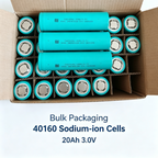 Grade A  QNAS40160 Sodium-ion Battery 3.0V 15Ah 17.5Ah 20Ah High Rate Low Temperature Resistant SIB Cell with 5C Certification(28 pieces/box))