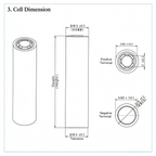 Grade A  QNAS40160 Sodium-ion Battery 3.0V 15Ah 17.5Ah 20Ah High Rate Low Temperature Resistant SIB Cell with 5C Certification(28 pieces/box))