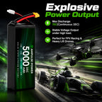 8643126 Lipo Battery 5000mAh 35C 70C High Capacity FPV Racing Drone UAV Quadcopter Reliable Rechargeable Lithium Power Cell（MOQ 50 PIECES)）