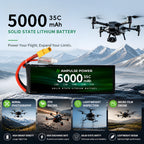 8643126 Lipo Battery 5000mAh 35C 70C High Capacity FPV Racing Drone UAV Quadcopter Reliable Rechargeable Lithium Power Cell（MOQ 50 PIECES)）