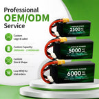 8643126 Lipo Battery 5000mAh 35C 70C High Capacity FPV Racing Drone UAV Quadcopter Reliable Rechargeable Lithium Power Cell（MOQ 50 PIECES)）
