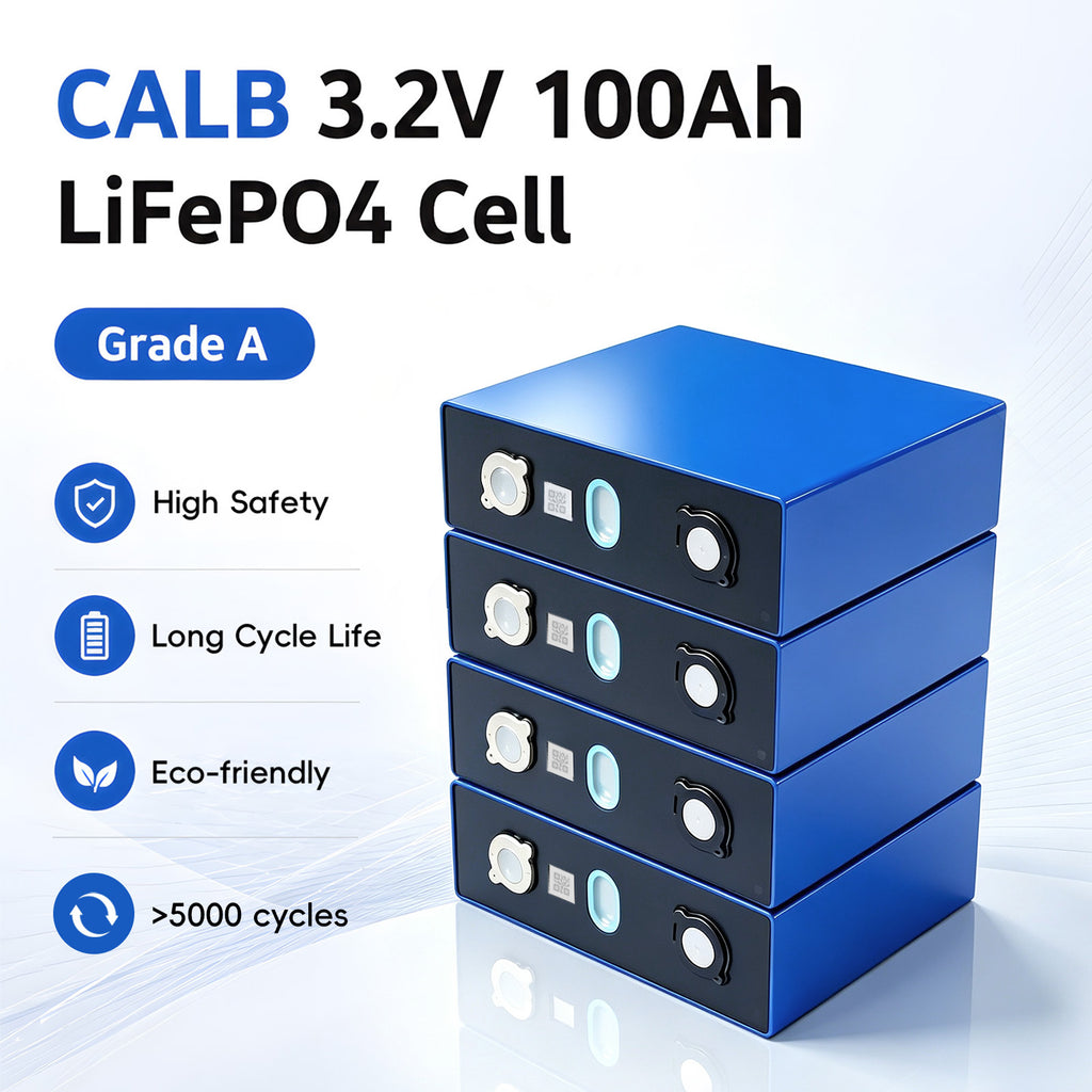 Grade A CALB 3.2V 100Ah LiFePO4 Prismatic Battery Cell for Solar & RV