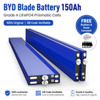 BYD 150Ah Blade Battery 3.2V LFP Cell for Solar & EV Home ESS（6 pieces/box）