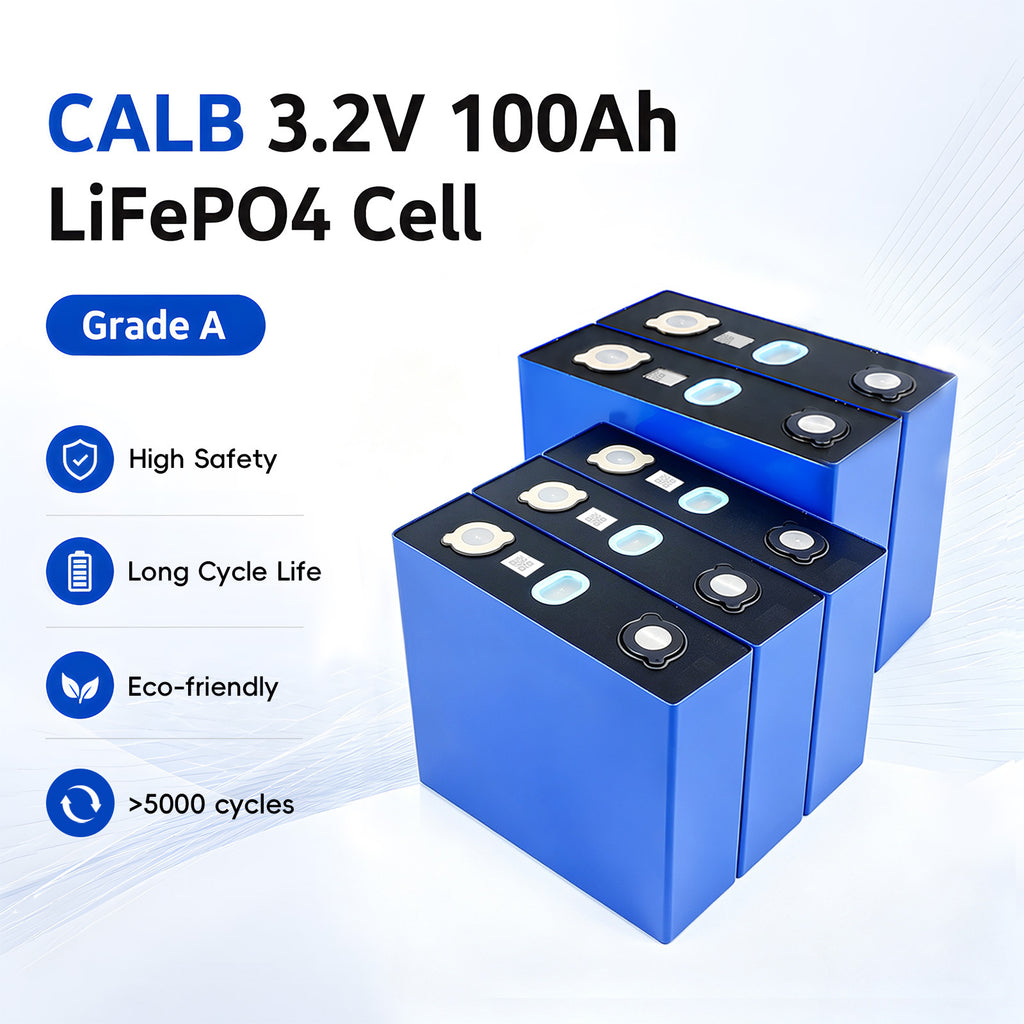 Grade A CALB 3.2V 100Ah LiFePO4 Prismatic Battery Cell for Solar & RV