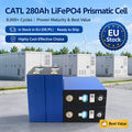 Professional Grade A CATL 3.2V 280Ah LiFePO4 Prismatic Cell 8000 Plus Cycles 896Wh High Density Energy Storage Battery
