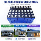 CATL 3.2V 50Ah LiFePO4 Prismatic Battery Cell for E-bike & Solar