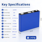 CATL 3.2V 50Ah LiFePO4 Prismatic Battery Cell for E-bike & Solar