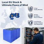 Original Eve Lf334 334ah 3.2v Lifepo4 Prismatic Cell 3c High Rate 1002a Grade A Eu Stock De Pl Solar Storage Bess