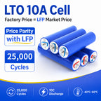 LTO 10A battery Cell 25,000 Cycles 1 0C  Discharge -40-60℃