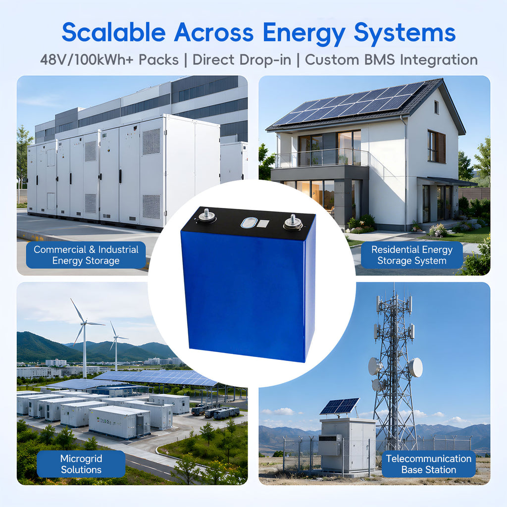 Lishen 314Ah LiFePO4 Battery Cell Tier 1 Engineering 10 Percent Lower Cost Grade A Prismatic For Solar Storage ESS New