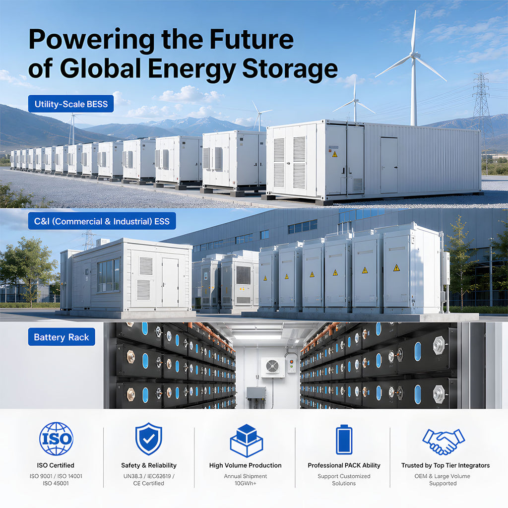 DDP EU Stock MB31 314Ah LiFePO4 Cells 3.2V Prismatic Battery 8000 Plus Cycles For Residential Solar System