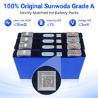 Sunwoda 70C High Rate 3.7V 5.2Ah 364A LiFePO4 Prismatic Cell for Racing & Starter