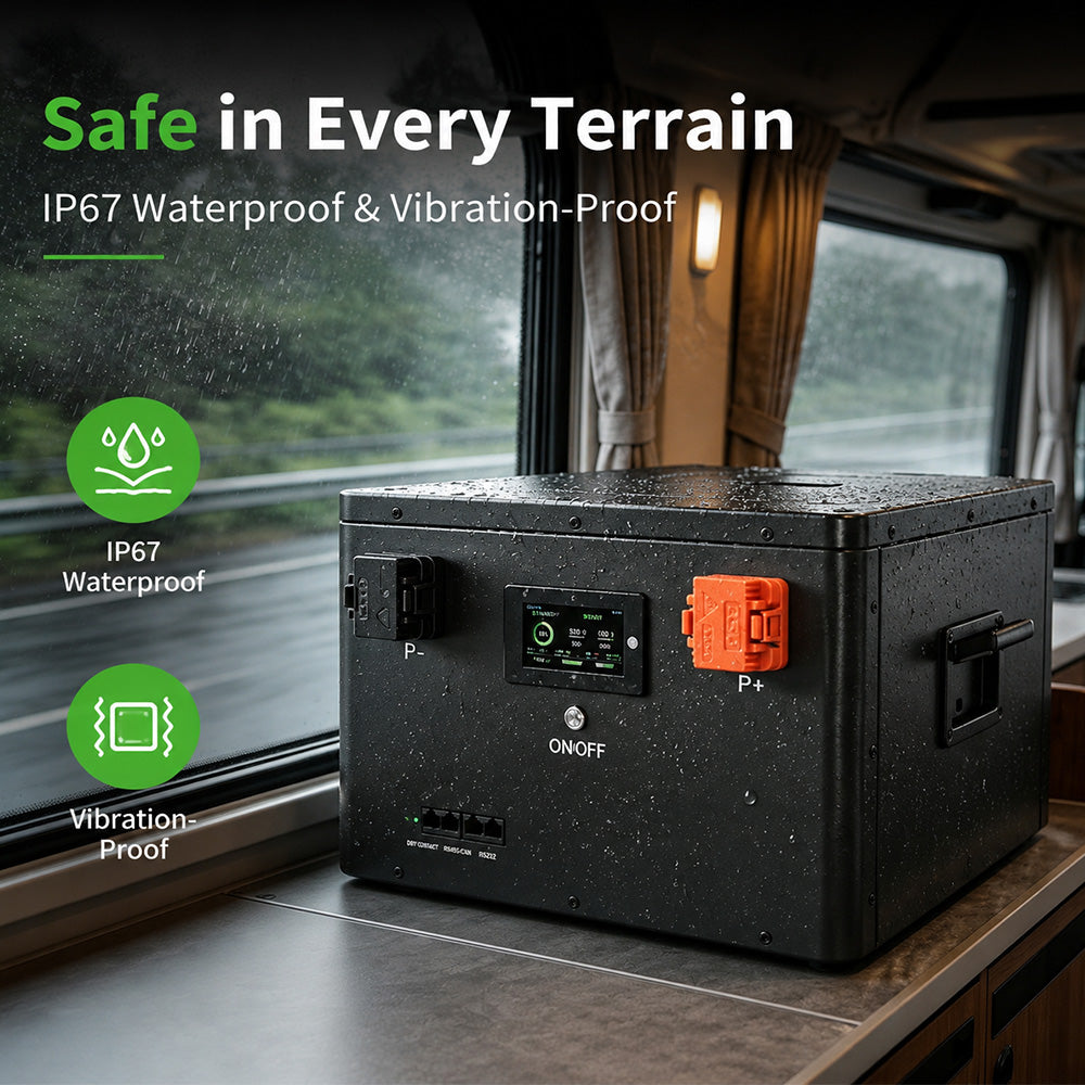 12V 8KWH RV Off-Grid Battery Pack