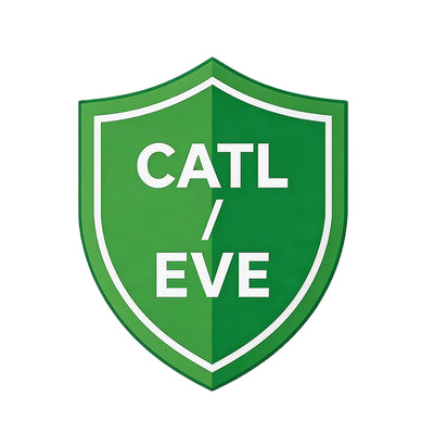 Shield icon representing Ampulse Power's use of top-tier A-grade CATL and EVE lithium battery cells.