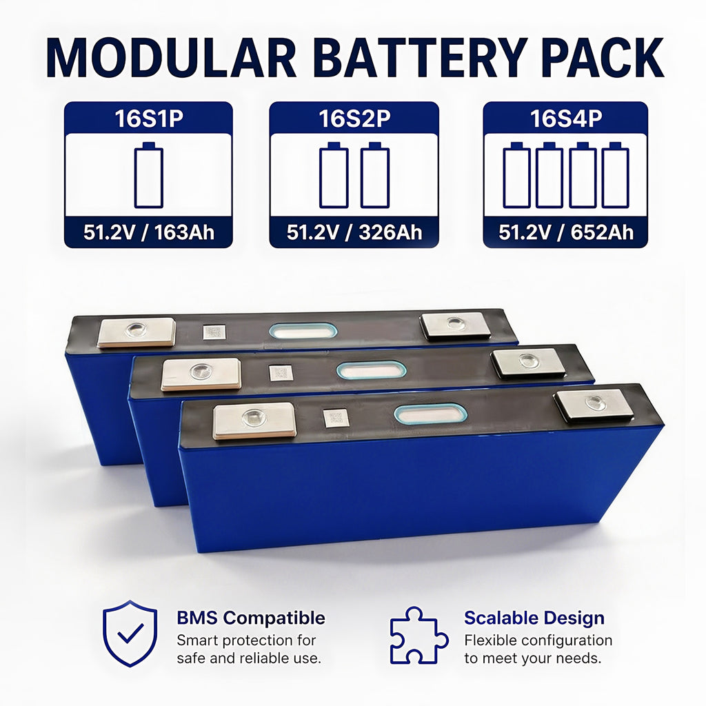 Premium 3.2V CORNEX 163Ah LiFePO4 Grade A Prismatic Cells - Long Life Solar Storage Battery（8 pieces/box）