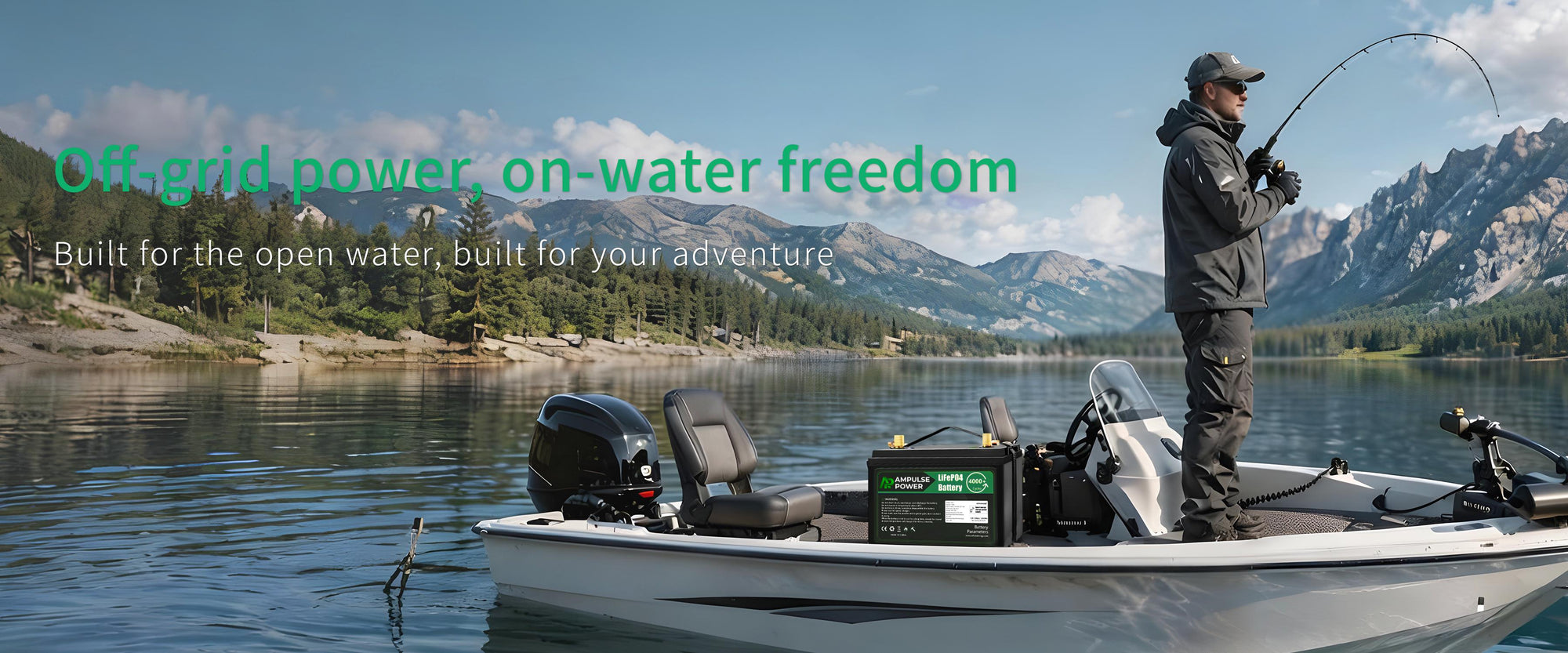 Reliable off-grid marine energy storage system for long-distance boat cruising.