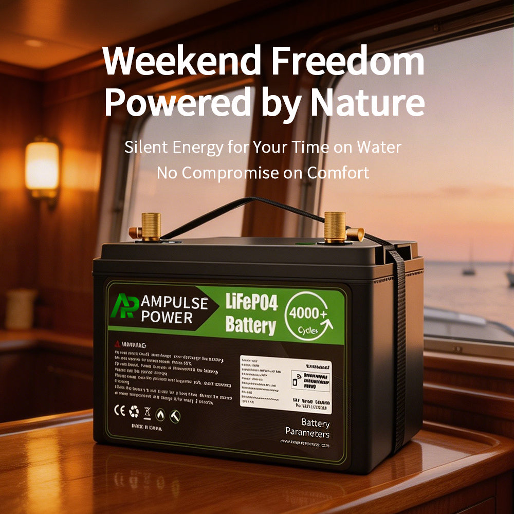 Silent lithium battery power for luxury yachts, ensuring weekend freedom and comfort on the water with no noise compromise.