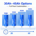 Yinlong 66160H 40Ah LTO cell, 25000+ cycles, 10C discharge